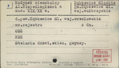 budynek mieszkalny, skan 1