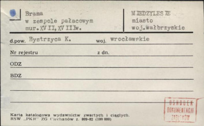 brama w zespole pałacowym, skan 1