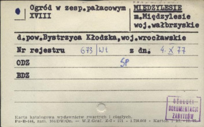 ogród w zesp. pałacowym, skan 1