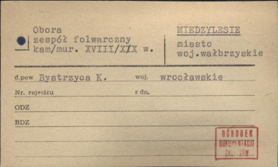 obora - zespół folwarczny, skan 1