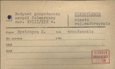 budynek gospodarczy; zespół folwarczny, skan 1