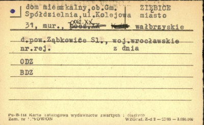 dom mieszkalny, ob. Gm. Spółdzielnia, skan 1