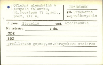 oficyna mieszkalna w zespole folwarku, skan 1