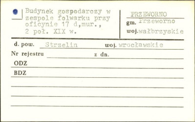 budynek gospodarczy w zespole folwarku przy oficynie, skan 1