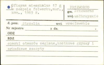 oficyna mieszkalna w zespole folwarku, skan 1