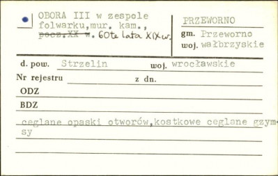 obora III w zespole folwarku, skan 1