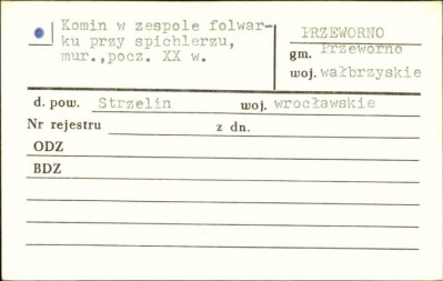 komin w zespole folwarku przy spichlerzu, skan 1
