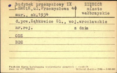 budynek przemysłowy IX - ZMCiK, skan 1