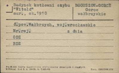 Budynek kotłowni szybu Witold, skan 1