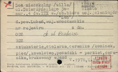 dom mieszkalny (willa), (ob. biura Len), skan 1