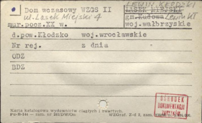 dom wczasowy WZGS II, skan 1