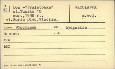dom - Prałatówka, skan 1