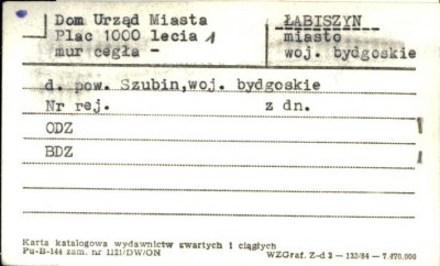 Urząd Miasta, skan 1