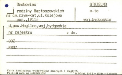 grobowiec rodziny Bartoszewskich, skan 1