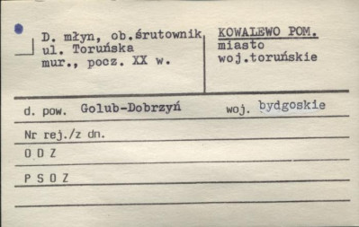 młyn, ob. śrutownik, skan 1