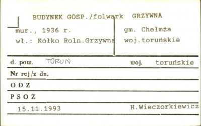 budynek gospodarczy - folwark, skan 1