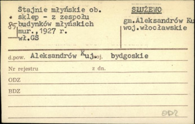 stajnie młyńskie, ob. sklep, skan 1