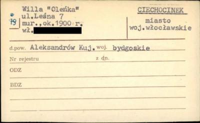 willa Oleńka, skan 1