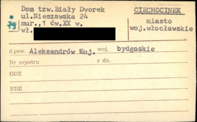 dom, tzw. Biały Dworek, skan 1