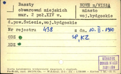 baszty obwarowań miejskich, skan 1