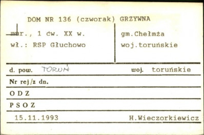 dom (czworak), skan 1