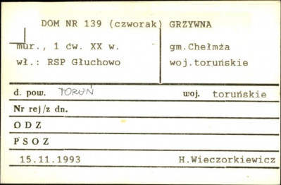 dom (czworak), skan 1