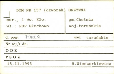dom (czworak), skan 1