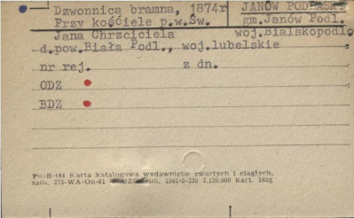 dzwonnica bramna, skan 1