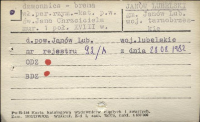 brama-dzwonnica przy kościele par., skan 3