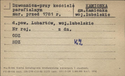dzwonnica przy kościele par., skan 1