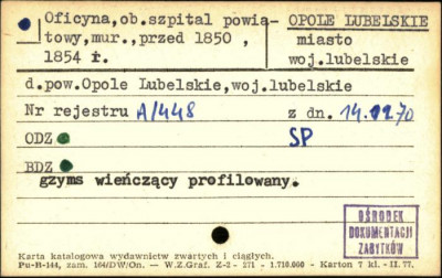 oficyna, ob. szpital powiatowy, skan 1