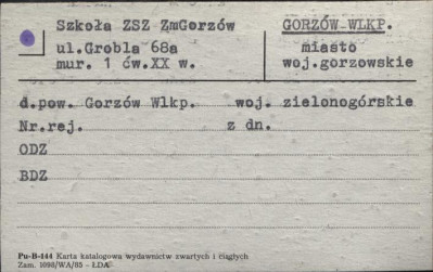 szkoła ZSZ ZmGorzów, skan 1