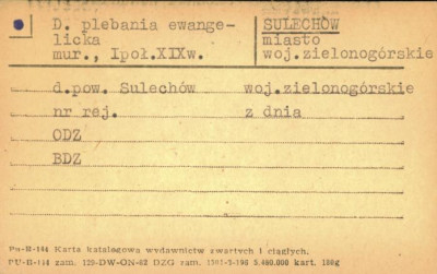 plebania ewangelicka, skan 1