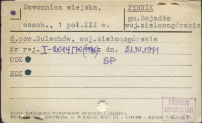 dzwonnica wiejska, skan 1