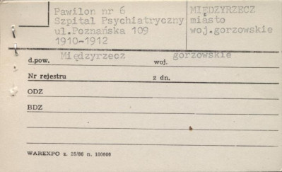 pawilon nr 6 Szpital Psychiatryczny, skan 1