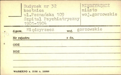 budynek nr 32 kostnica w Szpitalu Psychiatrycznym, skan 1