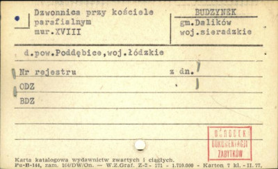 zespół kościoła par. - dzwonnica, skan 3