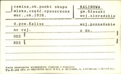 remiza, ob. punkt skupu mleka, część. opuszczona, skan 1