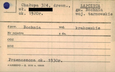 chałupa, skan 1