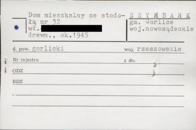 dom mieszkalny ze stodoła, skan 1