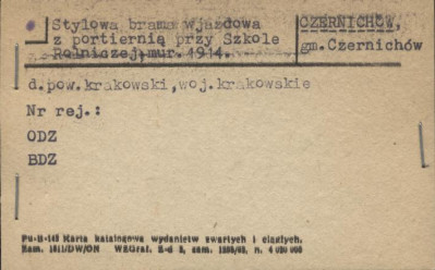 brama z portiernią, skan 1