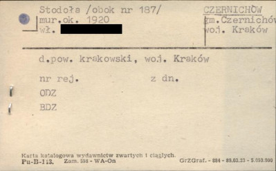 stodoła, skan 3