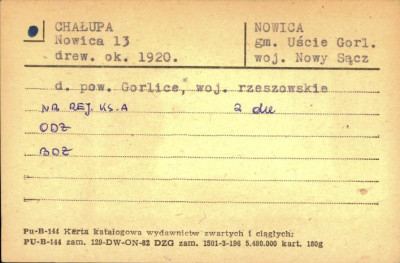 chałupa, skan 1