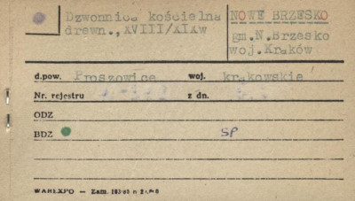 dzwonnica przy kościele, skan 1