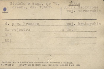 stodoła w zagrodzie, skan 1