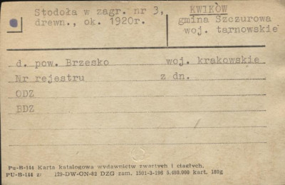 stodoła w zagrodzie, skan 1
