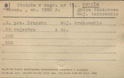 stodoła w zagrodzie, skan 1