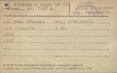 stodoła w zagrodzie, skan 1