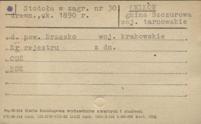 stodoła w zagrodzie, skan 1