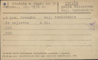 stodoła w zagrodzie, skan 1